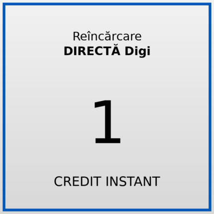 Reîncărcare cartelă DIGI Credit 1