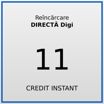 Reîncărcare cartelă DIGI Credit 11
