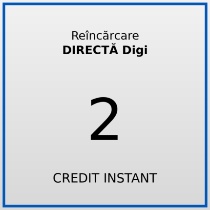 Reîncărcare cartelă DIGI Credit 2