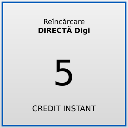Reîncărcare cartelă DIGI Credit 5
