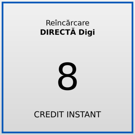 Reîncărcare cartelă DIGI Credit 8