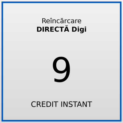 Reîncărcare cartelă DIGI Credit 9