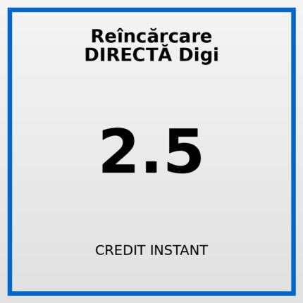 Reîncărcare cartelă DIGI Credit 2.5