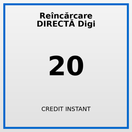 Reîncărcare cartelă DIGI Credit 20