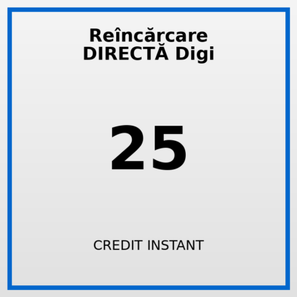 Reîncărcare cartelă DIGI Credit 25