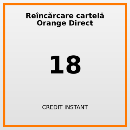 Reîncărcare cartelă Orange Direct 18