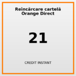 Reîncărcare cartelă Orange Direct 21