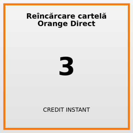 Reîncărcare cartelă Orange Direct 3