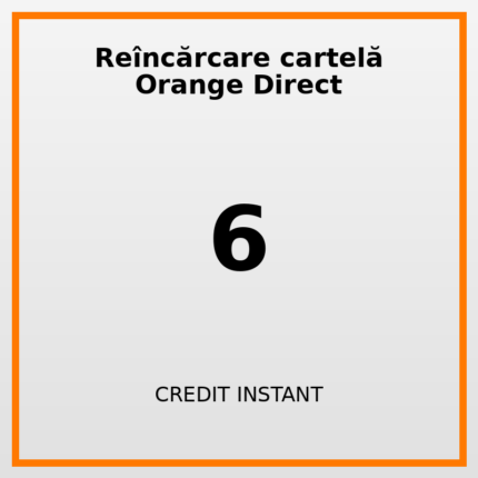 Reîncărcare cartelă Orange Direct 6