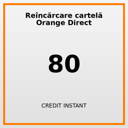 Reîncărcare cartelă Orange Direct 80