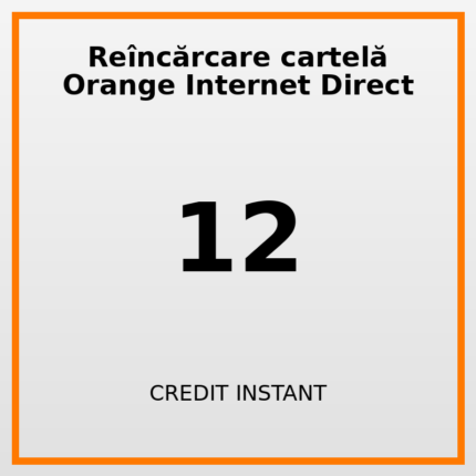 Reîncărcare cartelă Orange Internet Direct 12