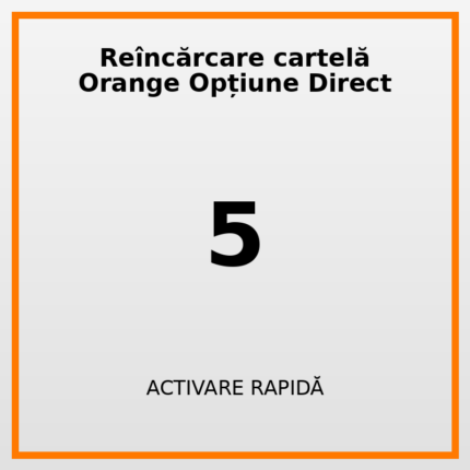 Reîncărcare cartelă Orange Opțiune Direct 5