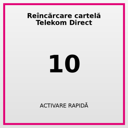 Reîncărcare cartelă Telekom Direct 10