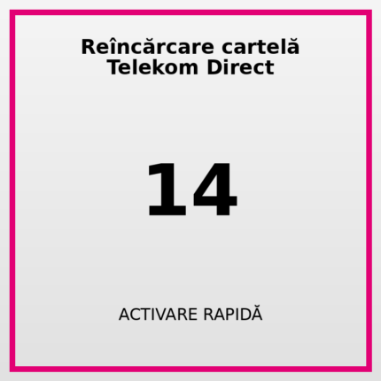 Reîncărcare cartelă Telekom Direct 14