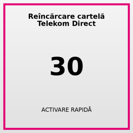 Reîncărcare cartelă Telekom Direct 30