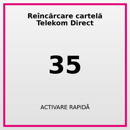 Reîncărcare cartelă Telekom Direct 35