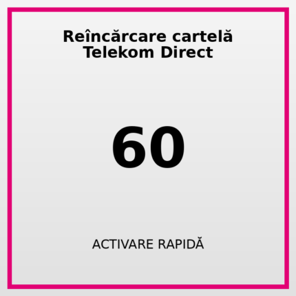 Reîncărcare cartelă Telekom Direct 60