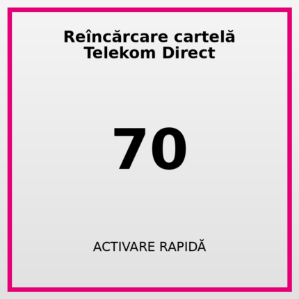 Reîncărcare cartelă Telekom Direct 70