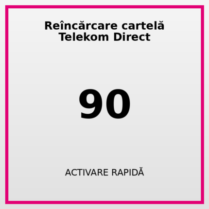 Reîncărcare cartelă Telekom Direct 90