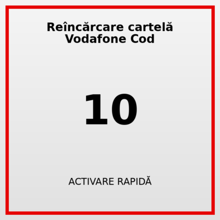 Reîncărcare cartelă Vodafone Cod 10