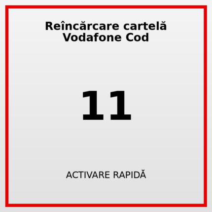 Reîncărcare cartelă Vodafone Cod 11