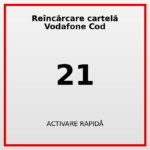 Reîncărcare cartelă Vodafone Cod 21