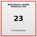 Reîncărcare cartelă Vodafone Cod 23