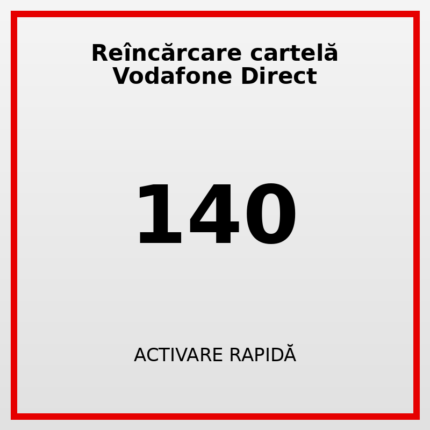 Reîncărcare cartelă Vodafone Direct 140