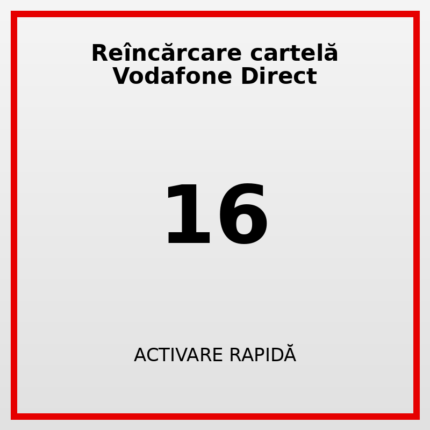 Reîncărcare cartelă Vodafone Direct 16