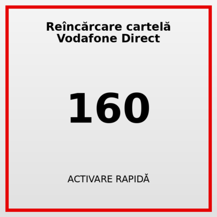 Reîncărcare cartelă Vodafone Direct 160
