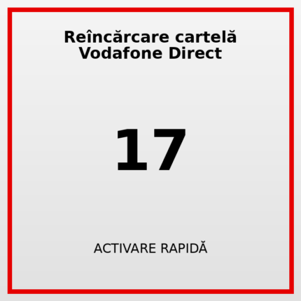 Reîncărcare cartelă Vodafone Direct 17