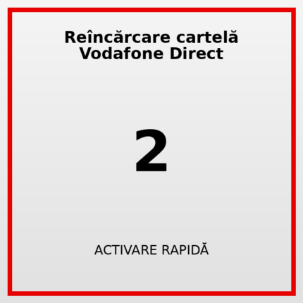 Reîncărcare cartelă Vodafone Direct 2