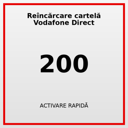 Reîncărcare cartelă Vodafone Direct 200