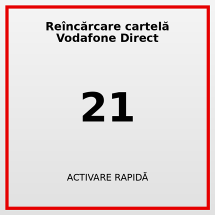 Reîncărcare cartelă Vodafone Direct 21