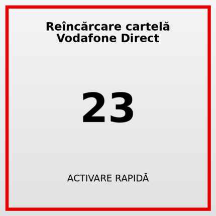 Reîncărcare cartelă Vodafone Direct 23