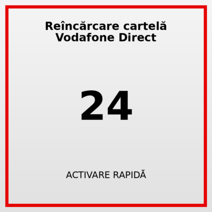 Reîncărcare cartelă Vodafone Direct 24