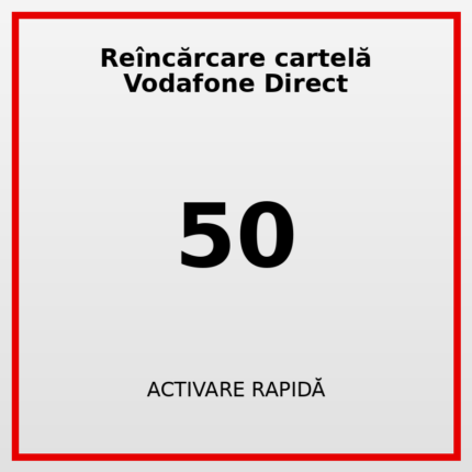 Reîncărcare cartelă Vodafone Direct 50