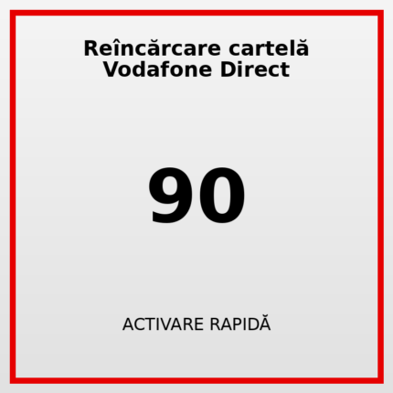 Reîncărcare cartelă Vodafone Direct 90